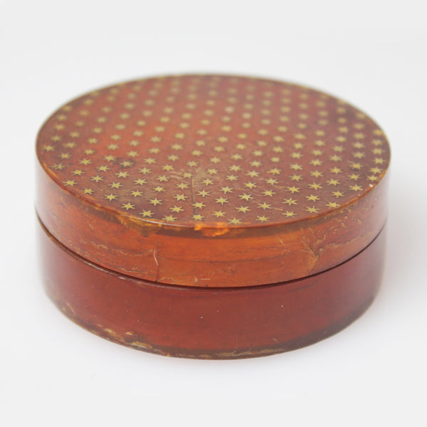 19th Century French Gold Pique Pill Box