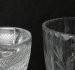 Two Covered Glass Urns